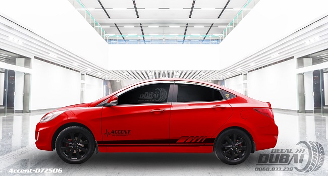 Decal tem xe ô tô 027 Giá 350k