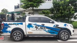 Dán Quảng Cáo Trên Xe Ô Tô Mẫu 0002