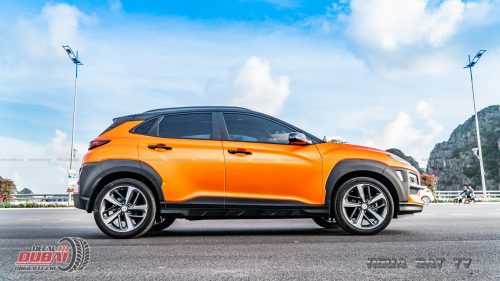 Dán Đổi Màu Xe Ô Tô Hyundai Kona Tại Nhà Cho Khách Hàng Tại Hạ Long