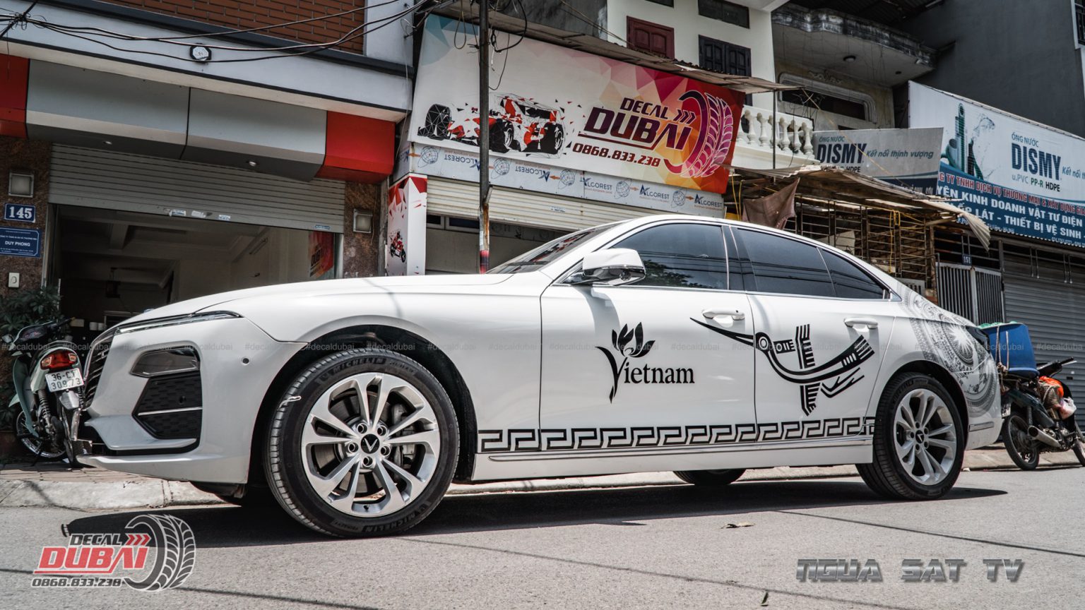 Tem Chim Hạc Trống Đồng Vinfast Lux A