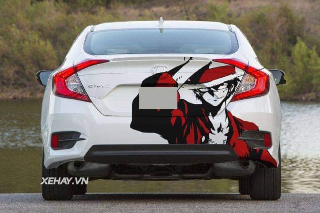 tem xe anime lufy