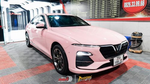 Dán Đổi Màu Xe Ô Tô Vinfast Lux A Hồng.5