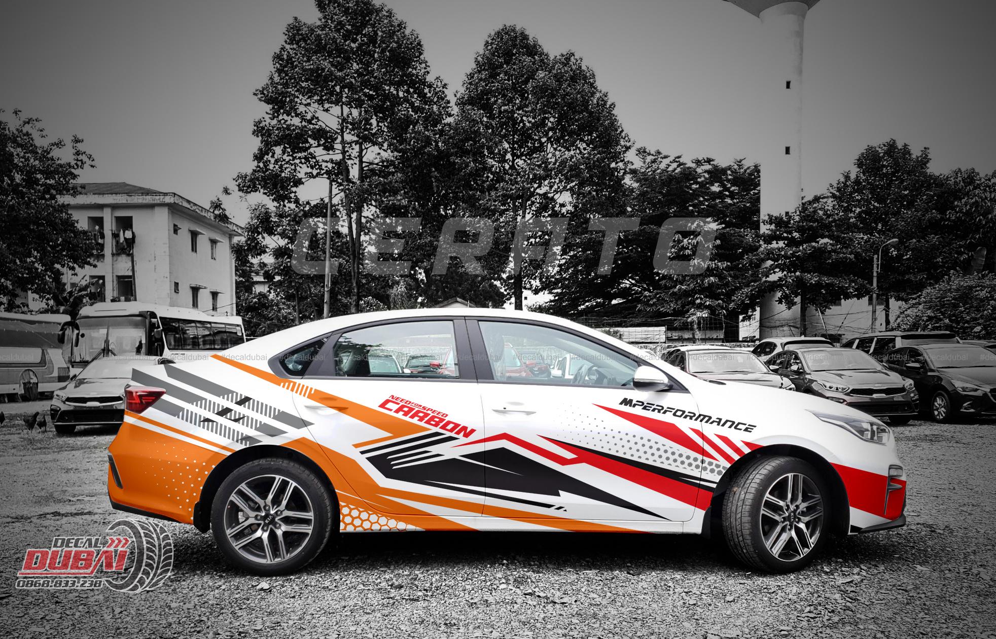 Tem xe cerato đẹp
