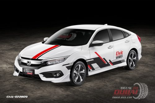 Tem Xe Civic Thể Thao