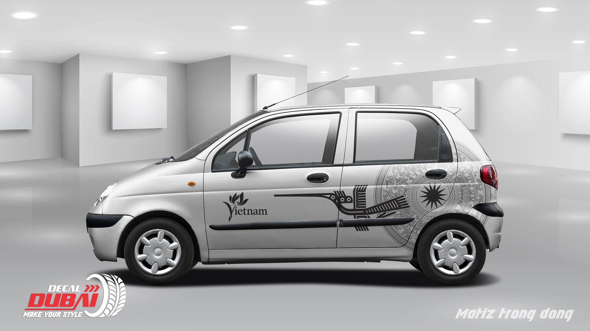 Tem Xe Matiz trong dong