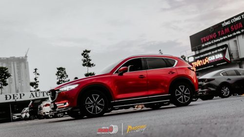 dán đổi màu xe mazda CX 5 Đỏ 3