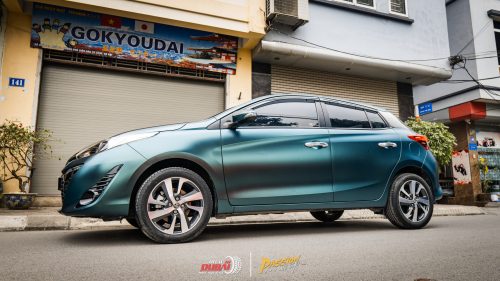 Dán Đổi Màu Xe Toyota Yaris