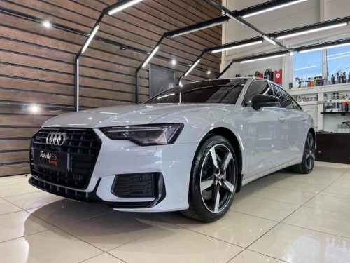 Dán Đổi Màu Xe Audi A6 Trắng Sữa