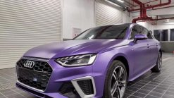 Dán Đổi Màu Xe Audi Tím