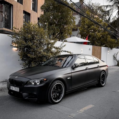 Dán Đổi Màu Xe BMW 535i Đen