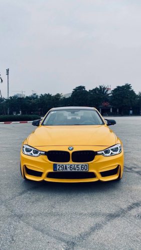 Dán Đổi Màu Xe BMW M3 Vàng