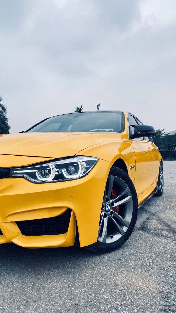 Dán Đổi Màu Xe BMW M3 Vàng
