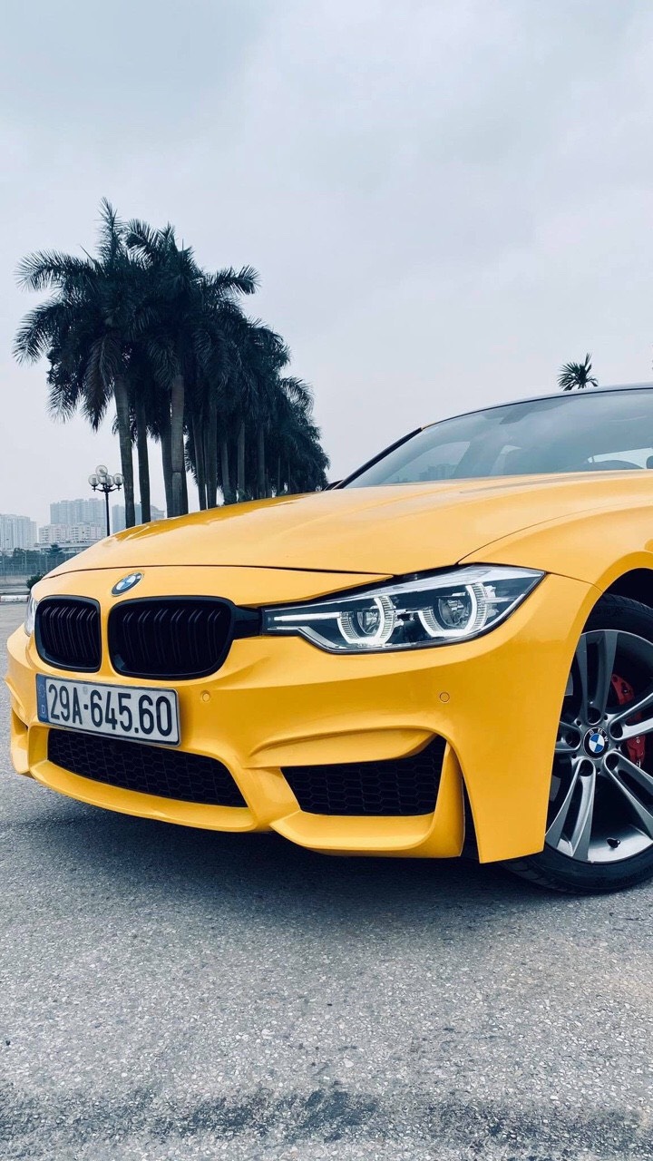 Dán Đổi Màu Xe BMW M3 Vàng