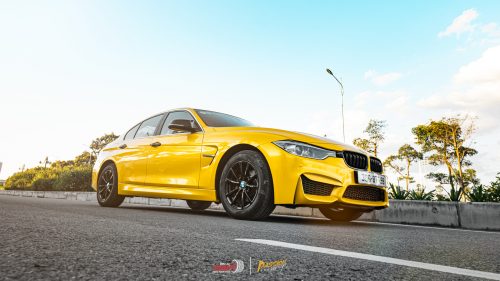 Wrap Đổi Màu Xe BMW Vàng