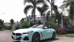Dán Đổi Màu Xe BMW Z4 Xanh Ngọc