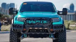 Dán Đổi Màu Xe Ford Ranger Raptor Xanh Lục Bảo