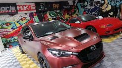 Dán Đổi Màu Xe Mazda 3 Đỏ Đồng