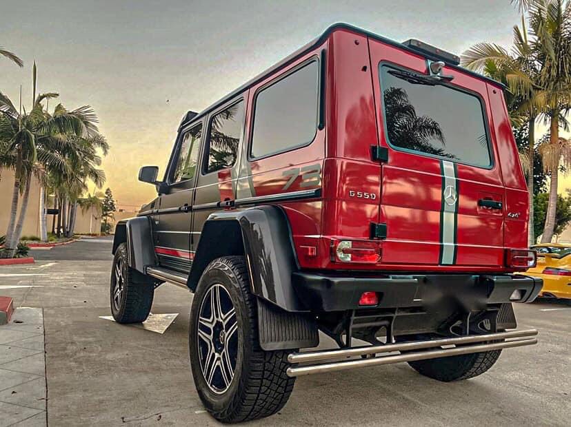 Dán Đổi Màu Xe Mercedes G63 Style Đỏ Đen