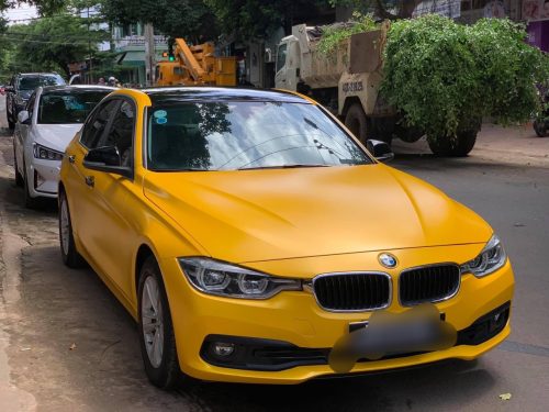 Dán Đổi Màu Xe BMW 320I Vàng