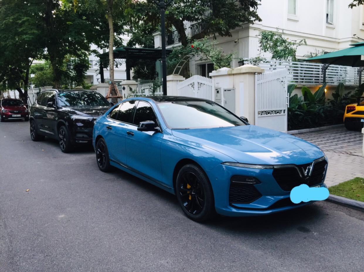 Dán Đổi Màu Xe Vinfast Lux A Xanh Dương