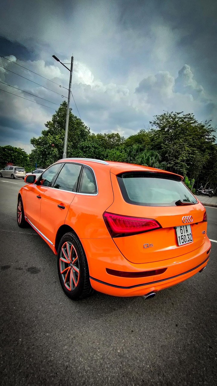 Dán Đổi Màu Xe Ô Tô Audi Q5 Cam