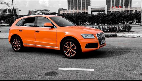 Dán Đổi Màu Xe Ô Tô Audi Q5 Cam
