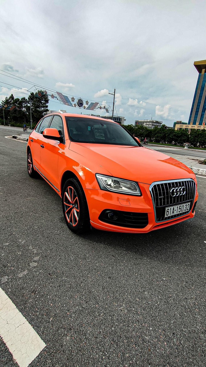 Dán Đổi Màu Xe Ô Tô Audi Q5 Cam