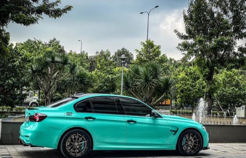Dán Đổi Màu BMW 320i Xanh Ngọc