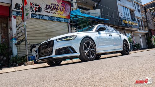 Dán Đổi Màu Xe Audi Bạc