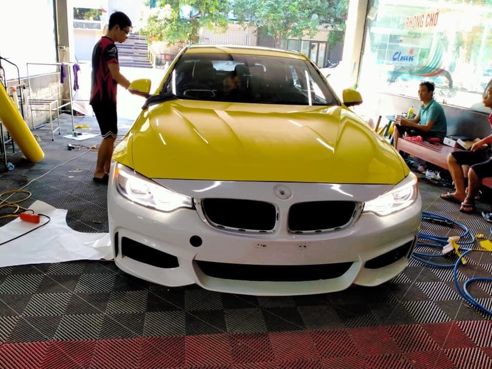 Dán Đổi Màu Xe BMW 430i Vàng