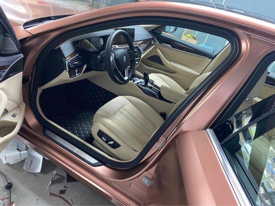 Dán Đổi Màu Xe BMW 520i Màu Đồng