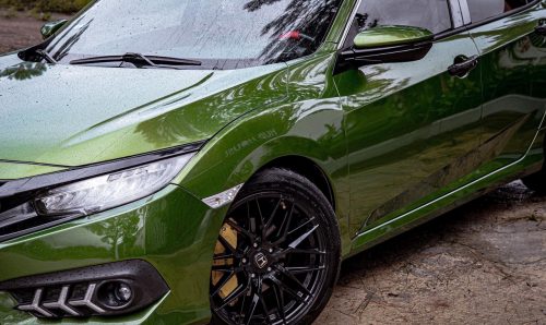 Dán Đổi Màu Xe Honda CivicXanh Lá Bóng