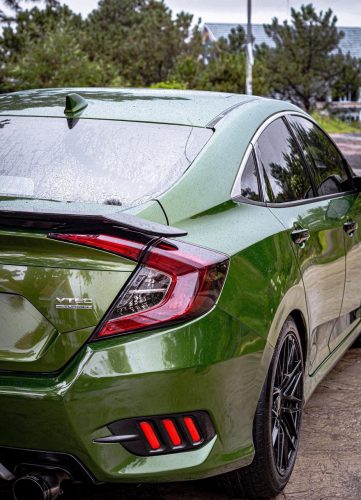 Dán Đổi Màu Xe Honda CivicXanh Lá Bóng