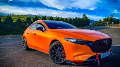 Dán Đổi Màu Xe Mazda 3 Cam