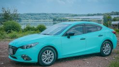 Dán Đổi Màu Xe Mazda 3 Xanh Ngọc