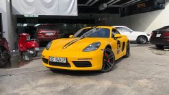 Dán Đổi Màu Xe Porsche 718 Cayman S Vàng
