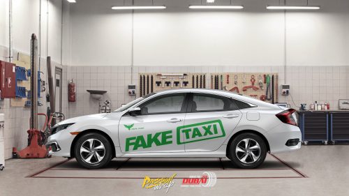 Tem xe Civic Tại Dubai Care