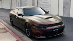Dán Đổi Màu Xe Dodge Charger SRT Hellcat Nâu Ánh Đỏ