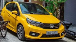 Dán Đổi Màu Xe Honda Brio Vàng