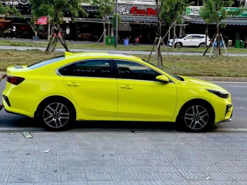 Dán Đổi Màu Xe Kia Cerato Xanh Phản Quang