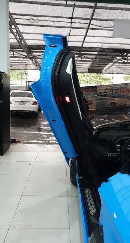 Dán Đổi Màu Xe Lamboghini Aventador SV Xanh Lam