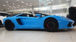 Dán Đổi Màu Xe Lamboghini Aventador SV Xanh Lam