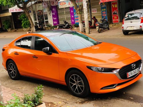 Dán Đổi Màu Xe Mazda 3 Cam
