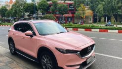 Dán Đổi Màu Xe Mazda CX5 Hồng Cánh Sen