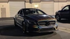Dán Đổi Màu Xe Mercedes Benz CLA Đen