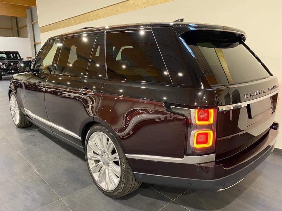 Dán Đổi Màu Xe Ranger Rover Nâu Cà Phê Phin