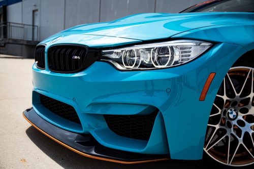 Dán Đổi Màu Xe BMW M4 Blue Sky