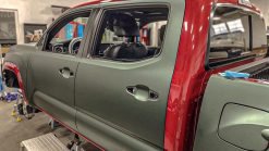 Dán Đổi Màu Xe Toyota Tundra Xanh Quân Đội