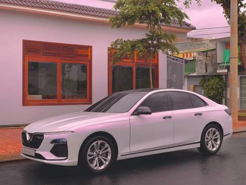 Dán Đổi Màu Xe Vinfast Lux A 2.0 Trắng