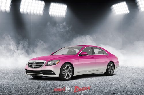 Dán Đổi Màu Xe Mercedes Maybach S600 Trắng Hồng